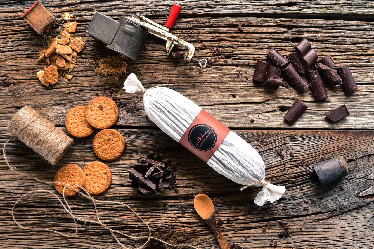 Food Styling Photos Chocolate Salami